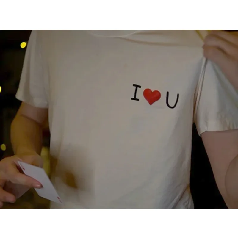 Badge of Heart 2.0 by Hyde Ren Magic Tricks Playing Card Heart Change Close Up Street Illusions Gimmicks Mentalism Magia Card