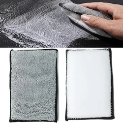 Car Microfiber Interior Scrubbing Sponge Car Wool Cashmere Cleaning Pad Tool Washing Towel Microfiber Interior Wash Pad Cloth