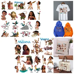 Disney anime Moana Small Print Pattern，Heat transfers stickers for clothing Suitable for Hoodies,T-shirts,pillows,canvas bag.