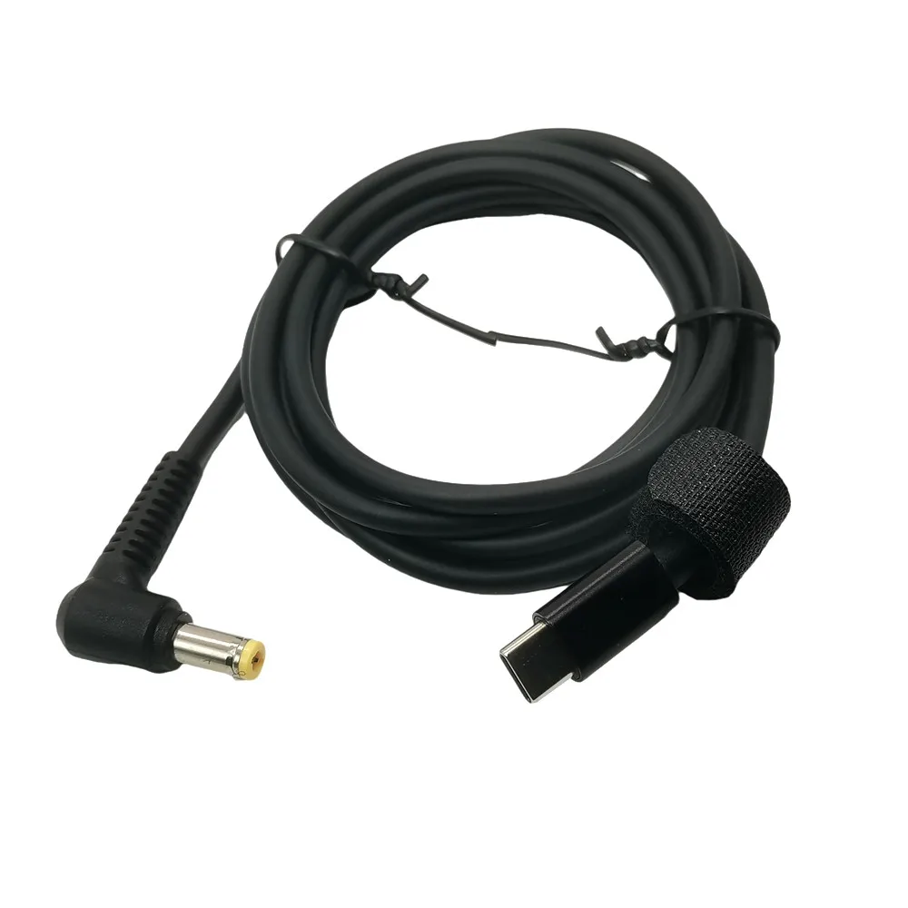 PD3.0 do DC 5.5*2.5 Adapter wyzwalacza wabika kabel TYPE-C PD wabik linia QC4 ładowanie notebooka 20V ładowarka 1.5m