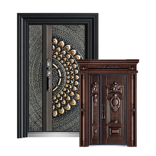 

Factory Hot Sale Cast Aluminum Door Aluminum Security Door