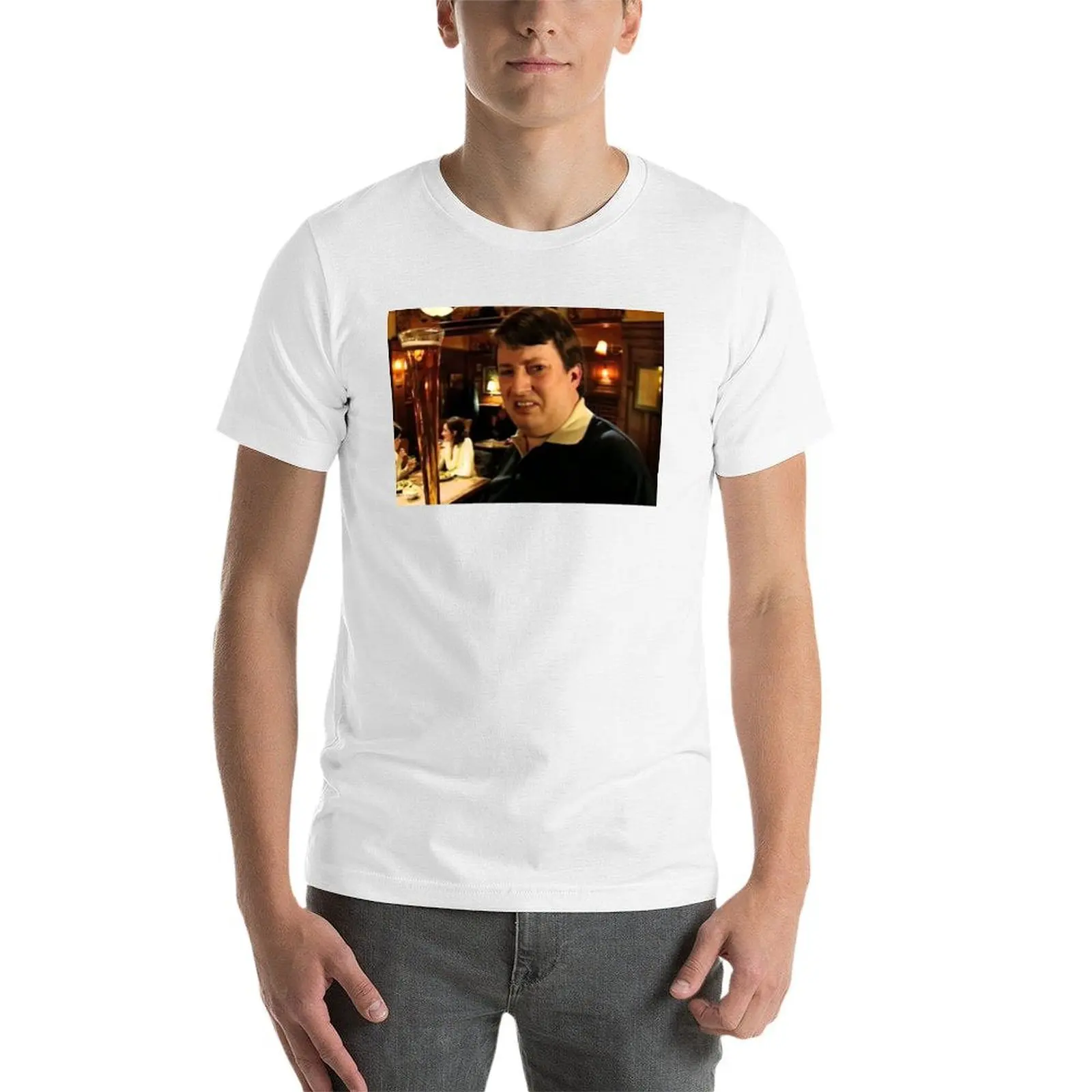 Peep Show David Mitchell تي شيرت تي شيرت رجل عادي مضحك تي شيرت رجل تي شيرت