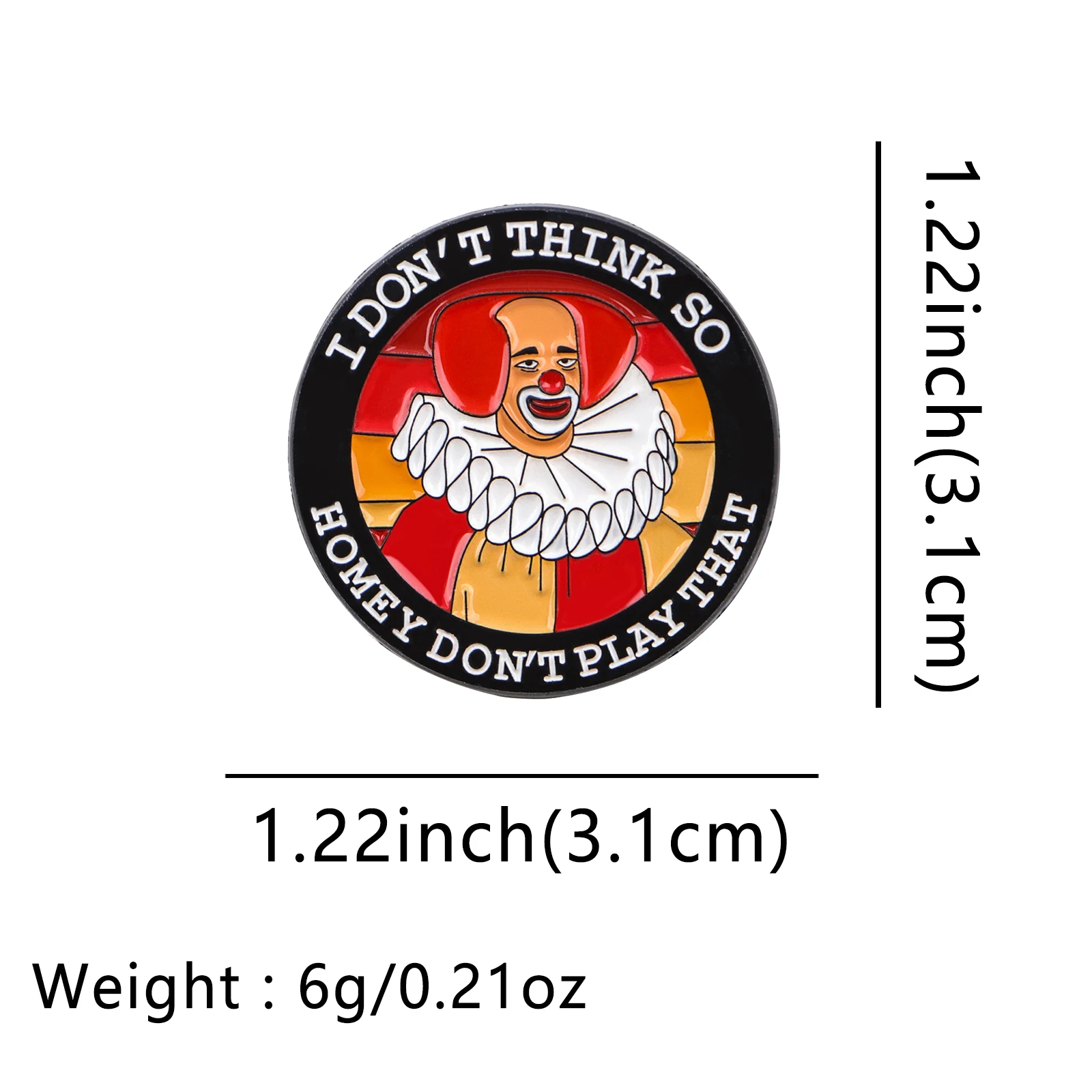 الكرتون مهرج المينا دبوس مضحك بروش الصنوبر التلبيب شارة بدبابيس على ظهره الملابس والاكسسوارات روح الدعابة مجوهرات أصدقاء الهدايا