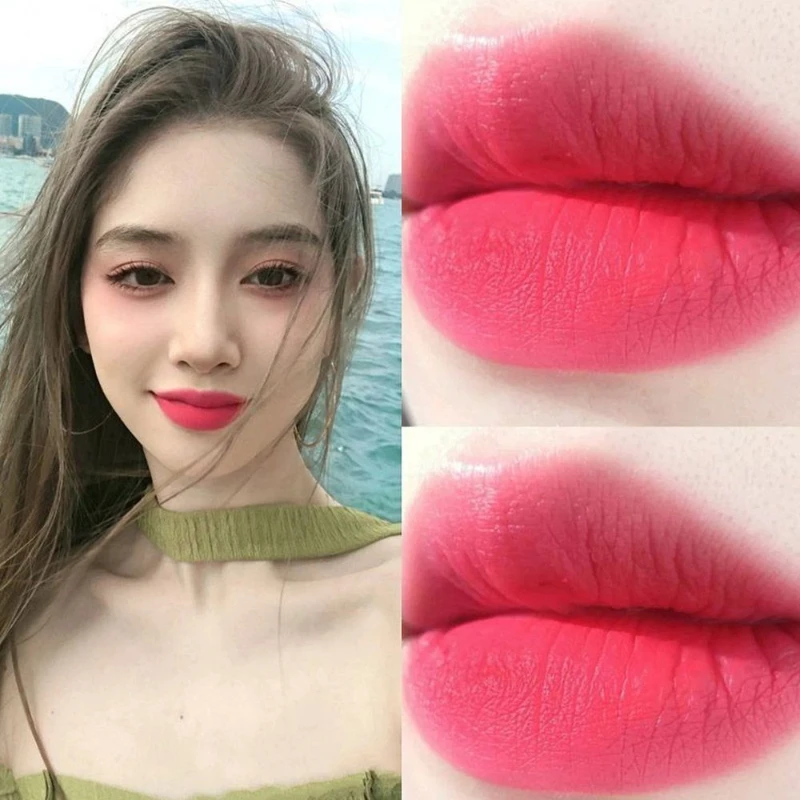 Matte lippenstift Langdurige waterdichte fluwelen lippenstift Roze rode lippenstiften Lippenstift Roze make-up Cosmetische cosmetische damesmake-up