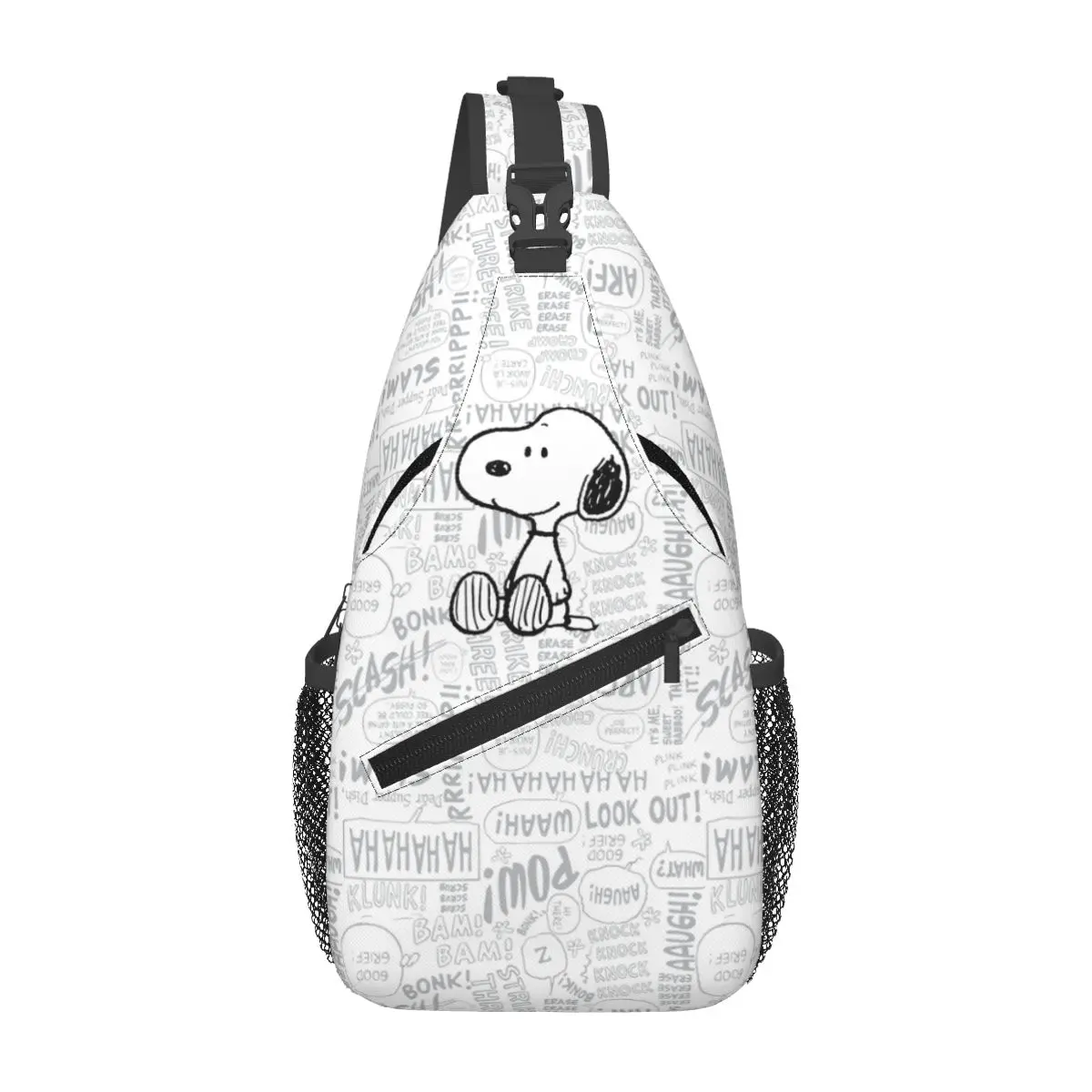 Snoopy Sling Bags Chest Crossbody Shoulder Backpack Outdoor Hiking Daypacks Pattern Bags