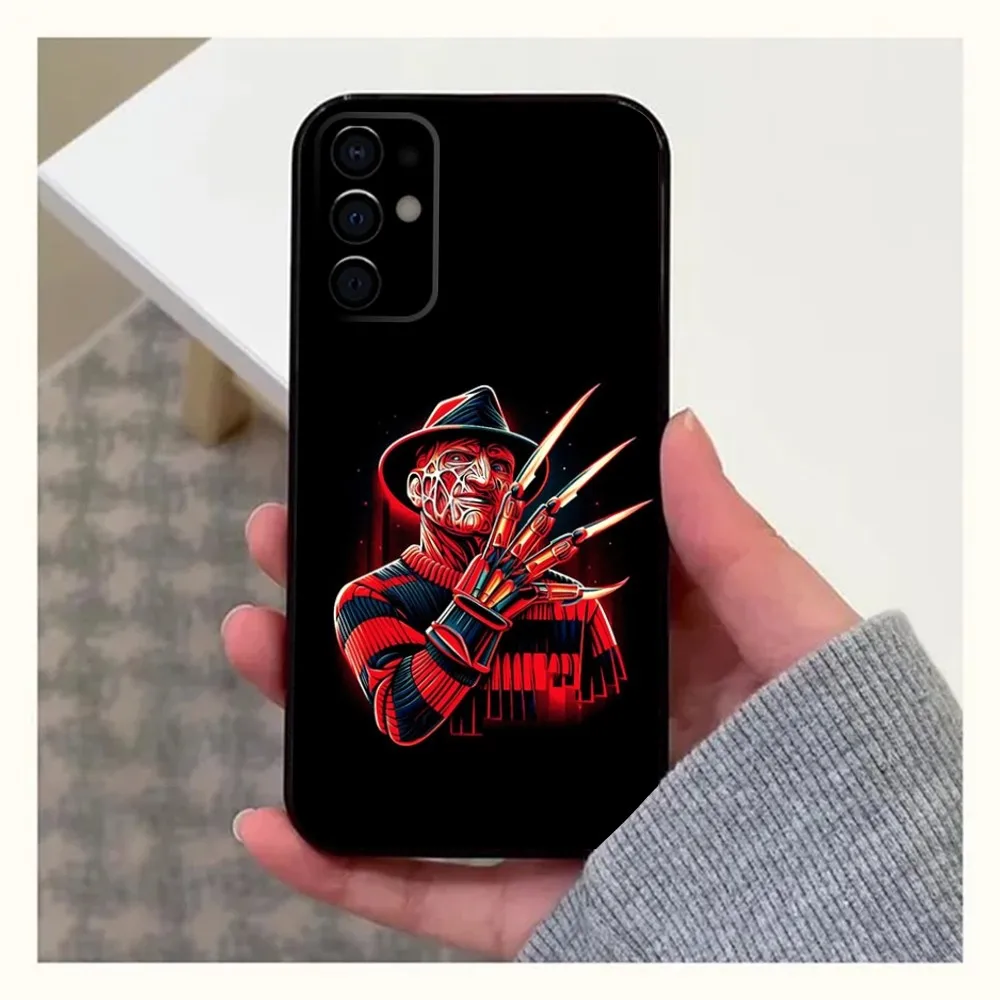 F-Freddy Horror K-Krueger Phone Case For Samsung S24,S21,S22,S23,S30,Ultra,S20,Plus,Fe,Lite,Note,10,9,5G Black Soft Cover