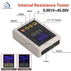 TS4520 precyzyjny miernik rezystancji wewnętrznej baterii litowej Tester LCD woltomierz cyfrowy miernik napięcia detektor Type-C 5V