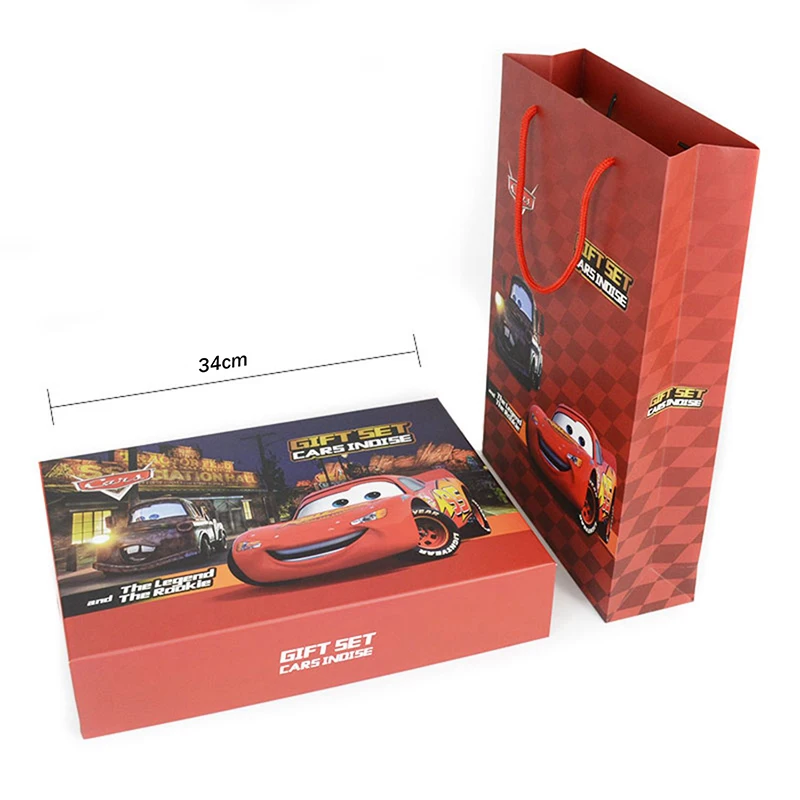 1:55 Disney Pixar Cars 3 Metal Diecast lightning McQueen Car Model Toy Gift Set Jackson Uncle Truck Boy BirthdayToys for childre