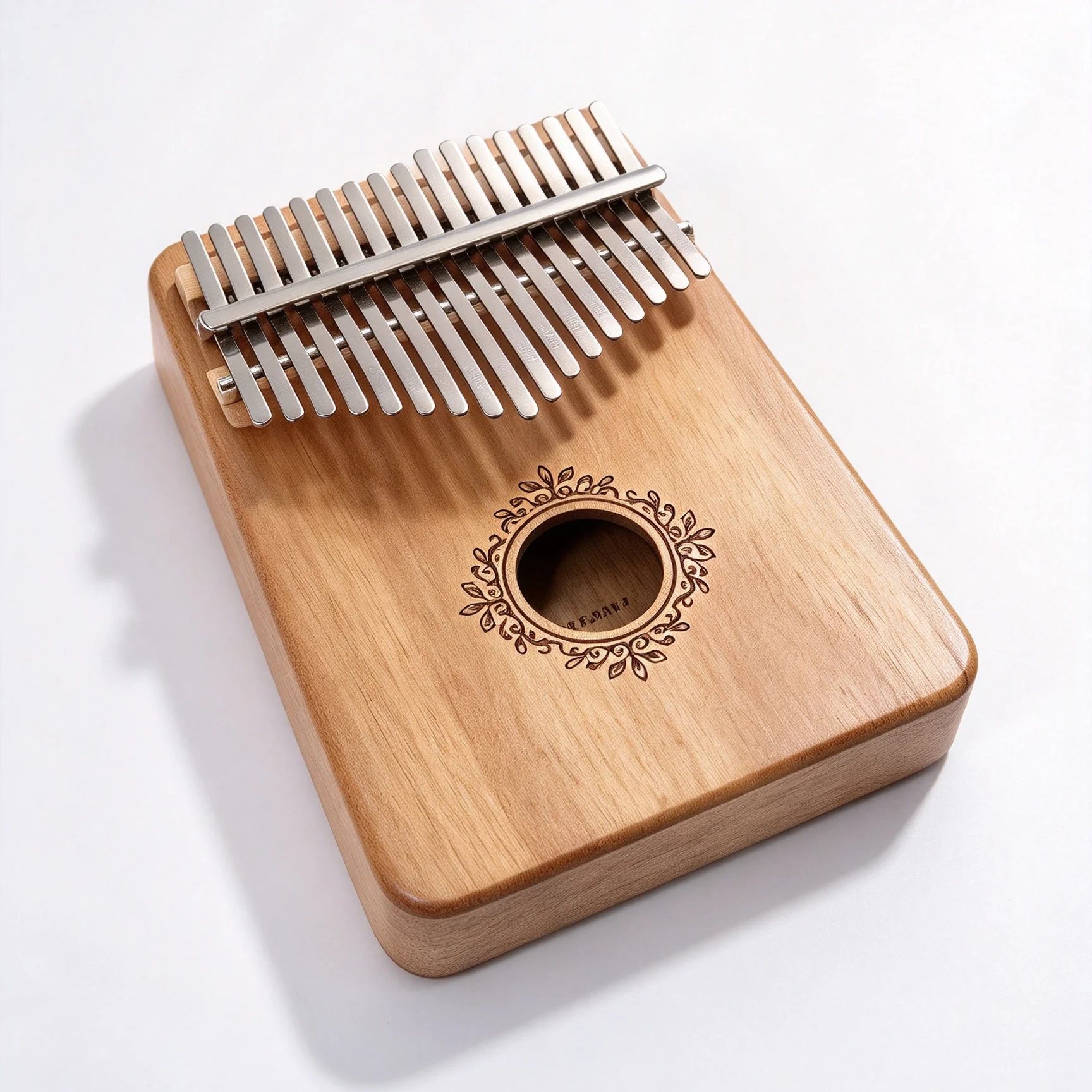 17 Key Mahogany Kalimba Thumb Piano 21 Keys Portable Finger Piano for Beginner Mbira Gifts for Adults/Kids