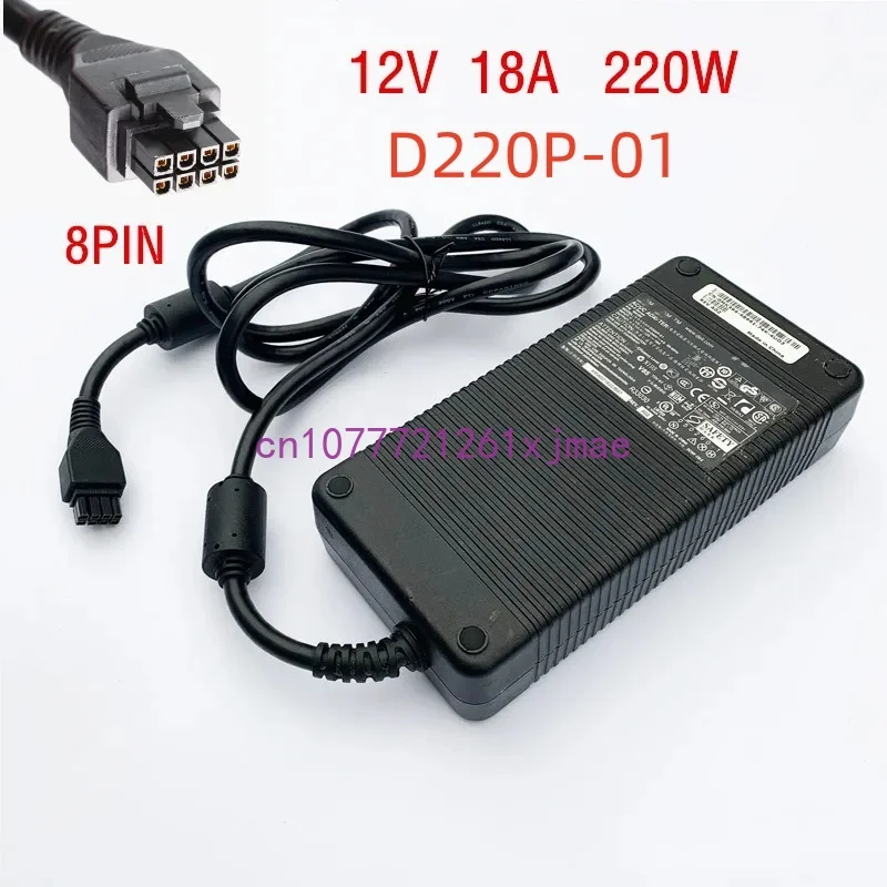 Original D220P-01 12V 18A 220W 8Pin power adapter is suitable for ADP-220AB B MK394 D3860 GX755 D220P 01