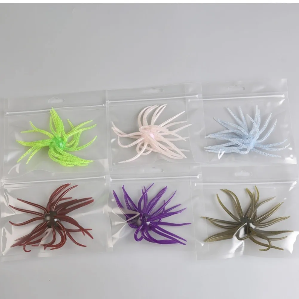 1pc Floating Urchin Soft Bait 13cm 18g For Multi-Color Artificial Sea Urchin Float Fishing Lures For Bass Trout Fishing Tackles