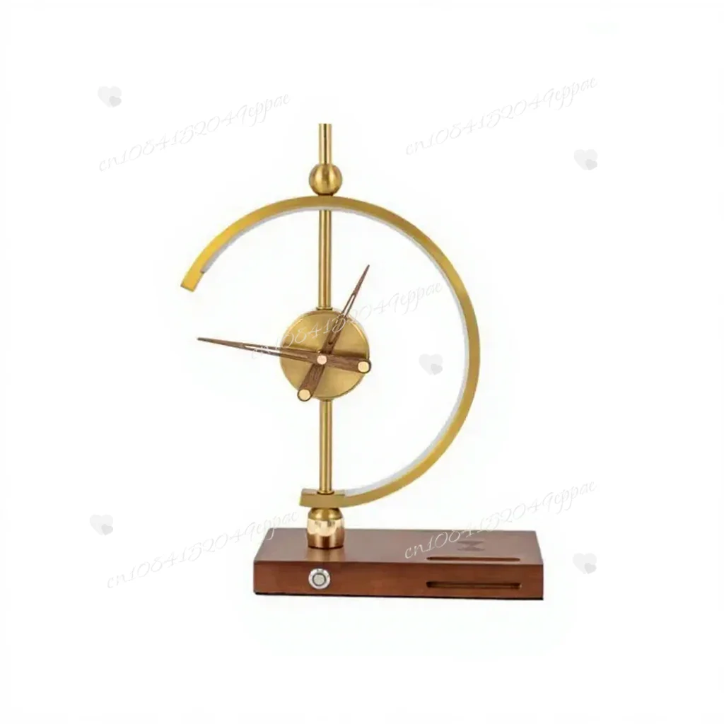 Smart Charging Desktop Ornament Gift Gift Light Creative Clock Desk Lamp