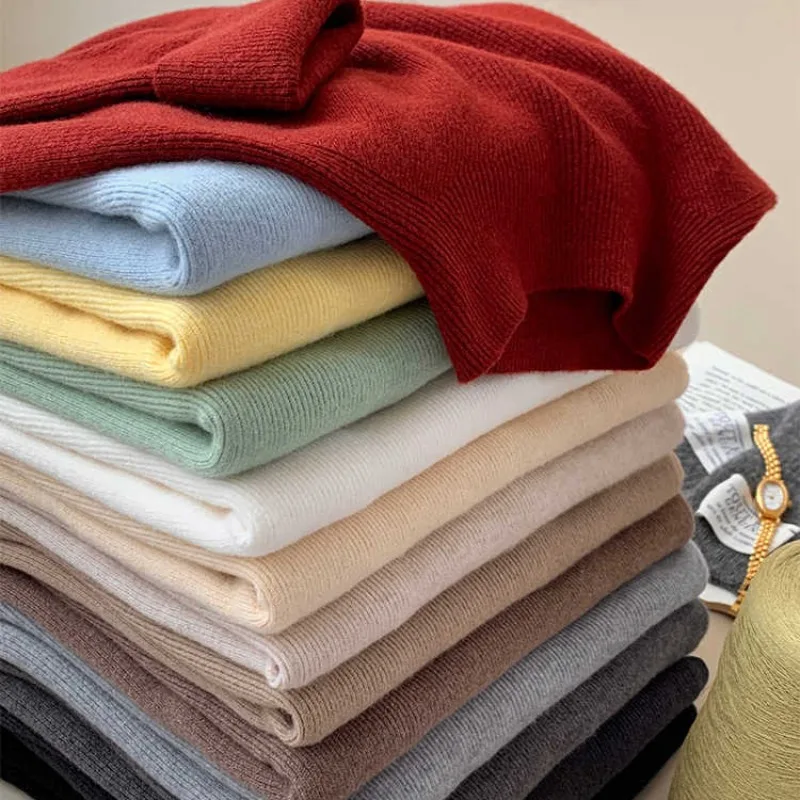 Camisola de malha feminina pullovers nova manga longa mock neck preto camisola de malha pulôver feminino topos suéteres sueters de mujer q1015