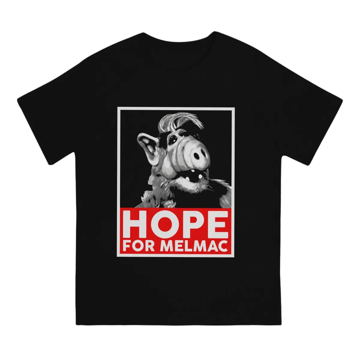 ALF The Animated Series Hope For Melmac Cotton T Shirt Harajuku Fashion Men's Tshirt O-Neck Streetwear