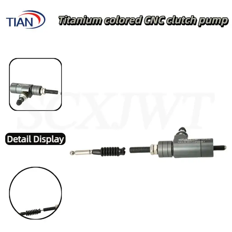 Universal Piston Motorcycle Hydraulic Clutches Master Cylinder Rod System Performance Efficient Transfer Pump