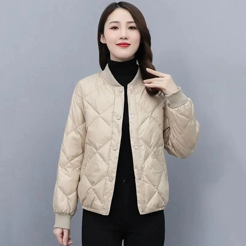 

Korean Women Long Sleeves Cotton Padded Outwear Winter Female Fashion Down Cotton Coat 2025 Ladies Large Size 5XL Parkas Jacket