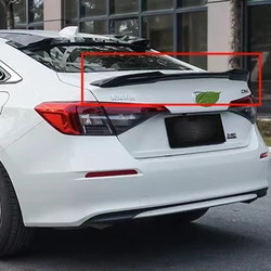 Car Spoiler Wings For Honda Civic 11th 2021--2023 Rear Trunk Lid Lip Spoiler ABS Plastic Black Car Tuning Body Kit Accessories