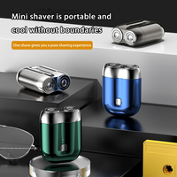 New Double-headed Mini Magnetic Shaver Type-c Charging Silent Washable Electric Shaver Portable Men Women Electric Razor