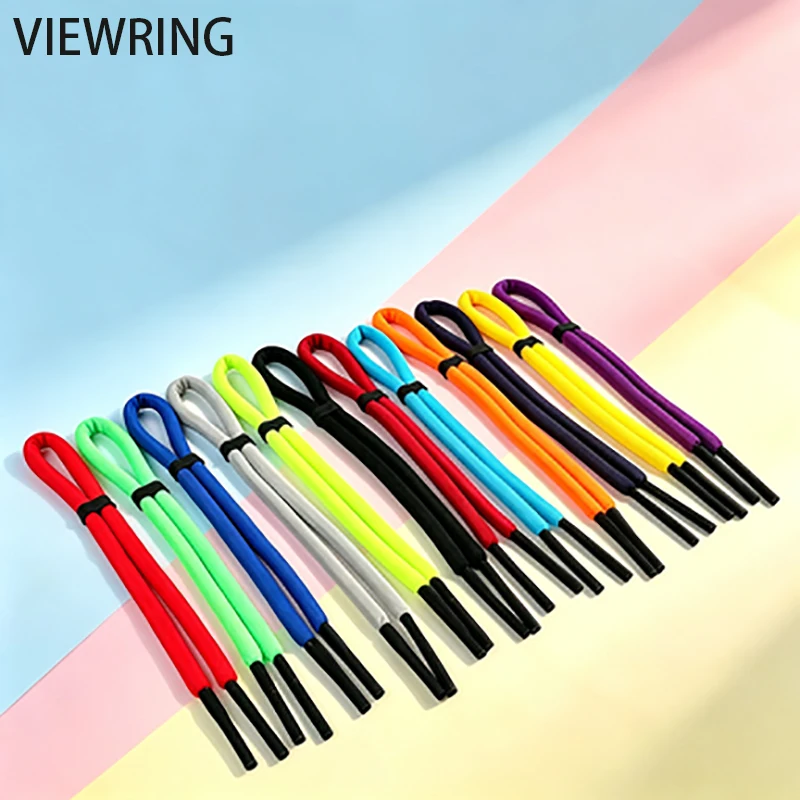 Viewring 1/5Pcs Adjustable Polyester Glasses Strap Anti-Slip Anti-Lost Eyeglass Lanyard Multicolor Sports Sunglasses Retainer