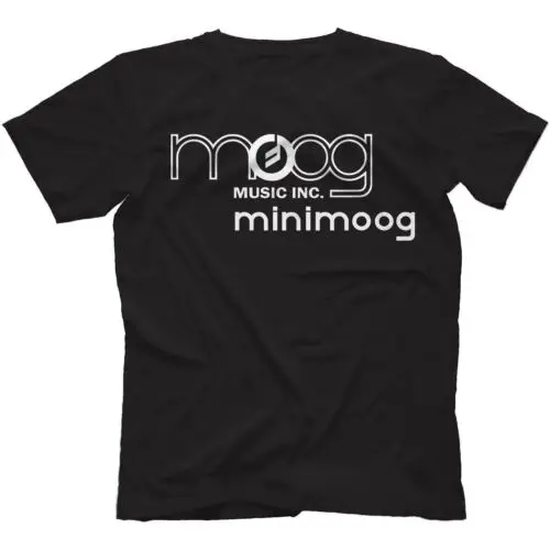 Minimoog T-Shirt 100% Cotton Analog Synth Retro Synthesizer Voyager