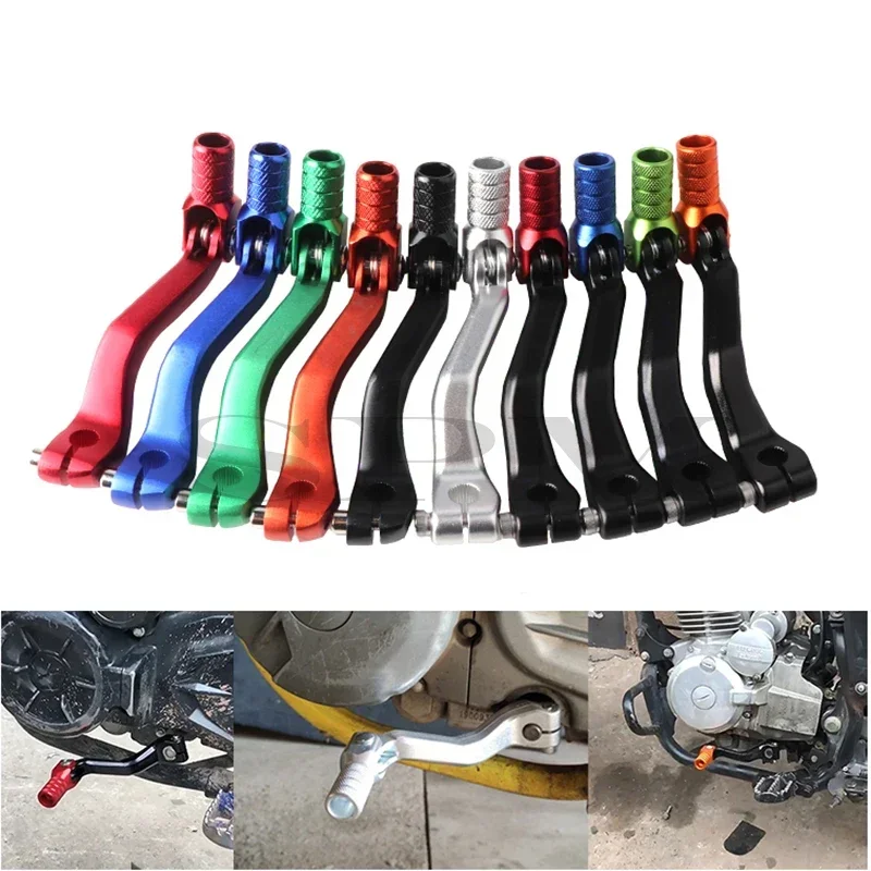 Motorcycle CNC Aluminum Folding Gear Lever For Apollo Kayo T2 T4 BSE 110 125 140 150 160 250cc  Dirt Pit Bike Motocross Quad ATV