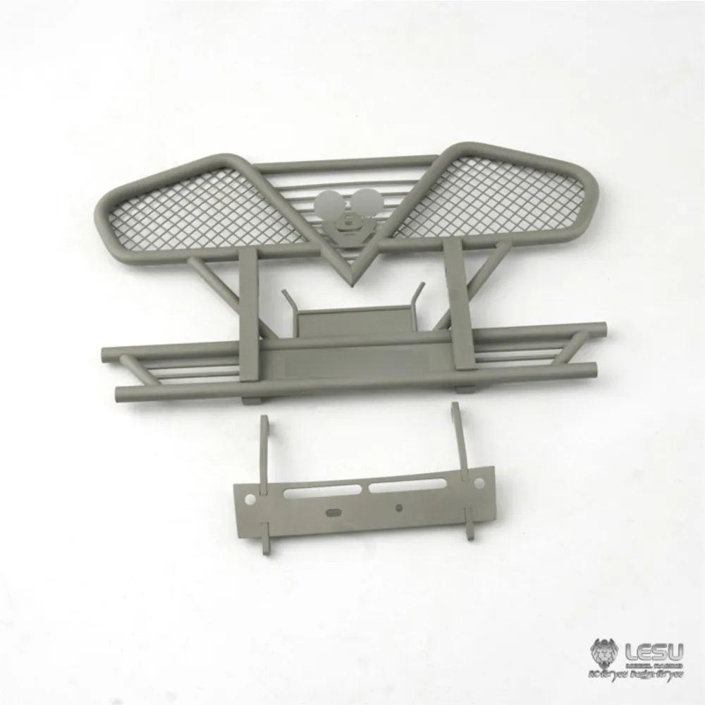 LESU 부품 금속 앞 범퍼 G-6104-G DIY 1/14 타미야야 RC R620 R470 트럭 모델 야외 장난감 TH11497