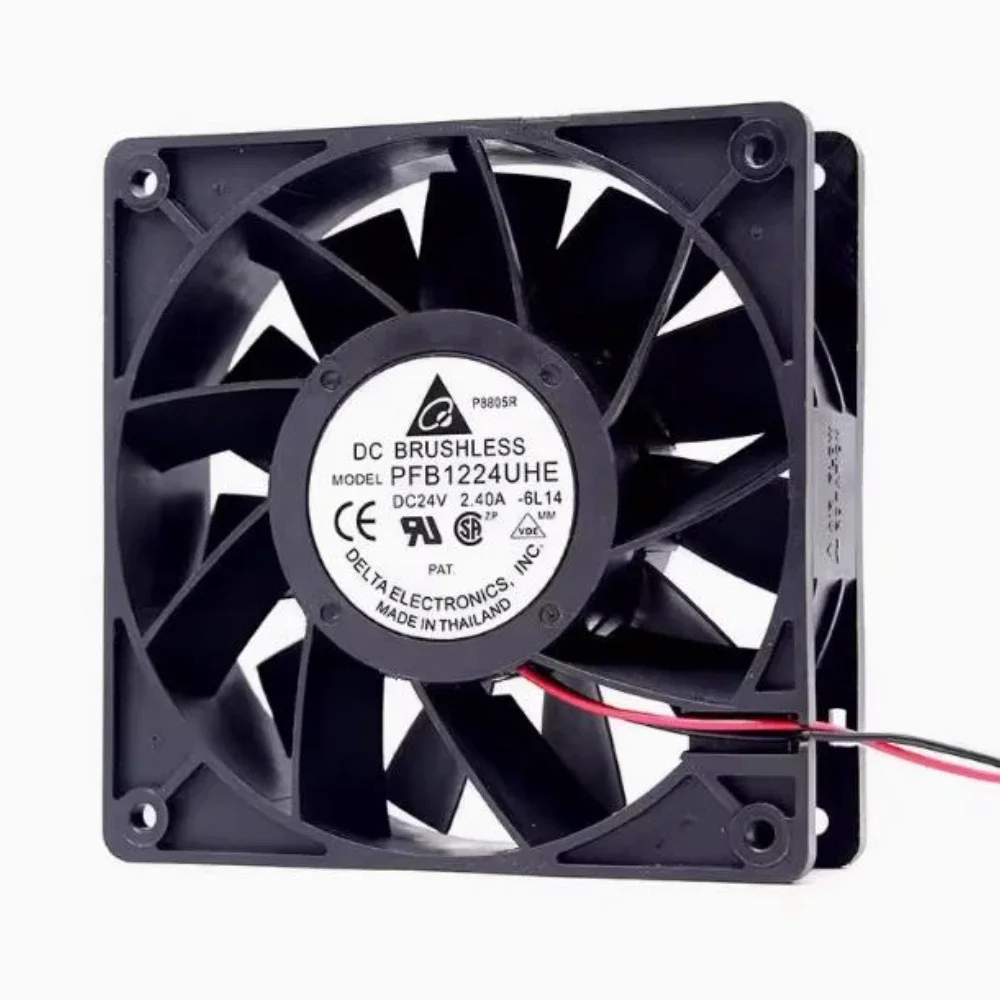 PFB0624GHE Delta Cooling Fan 24V 0.58A 6038 6CM Double Ball Server Fan 2 3 Wire