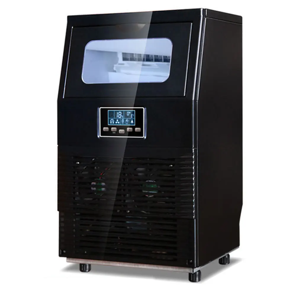 Cube Ice Machine Automatic Ice Maker Machine Water Inlet Ice Maker Desktop Commercial Mini Ice Maker Machine