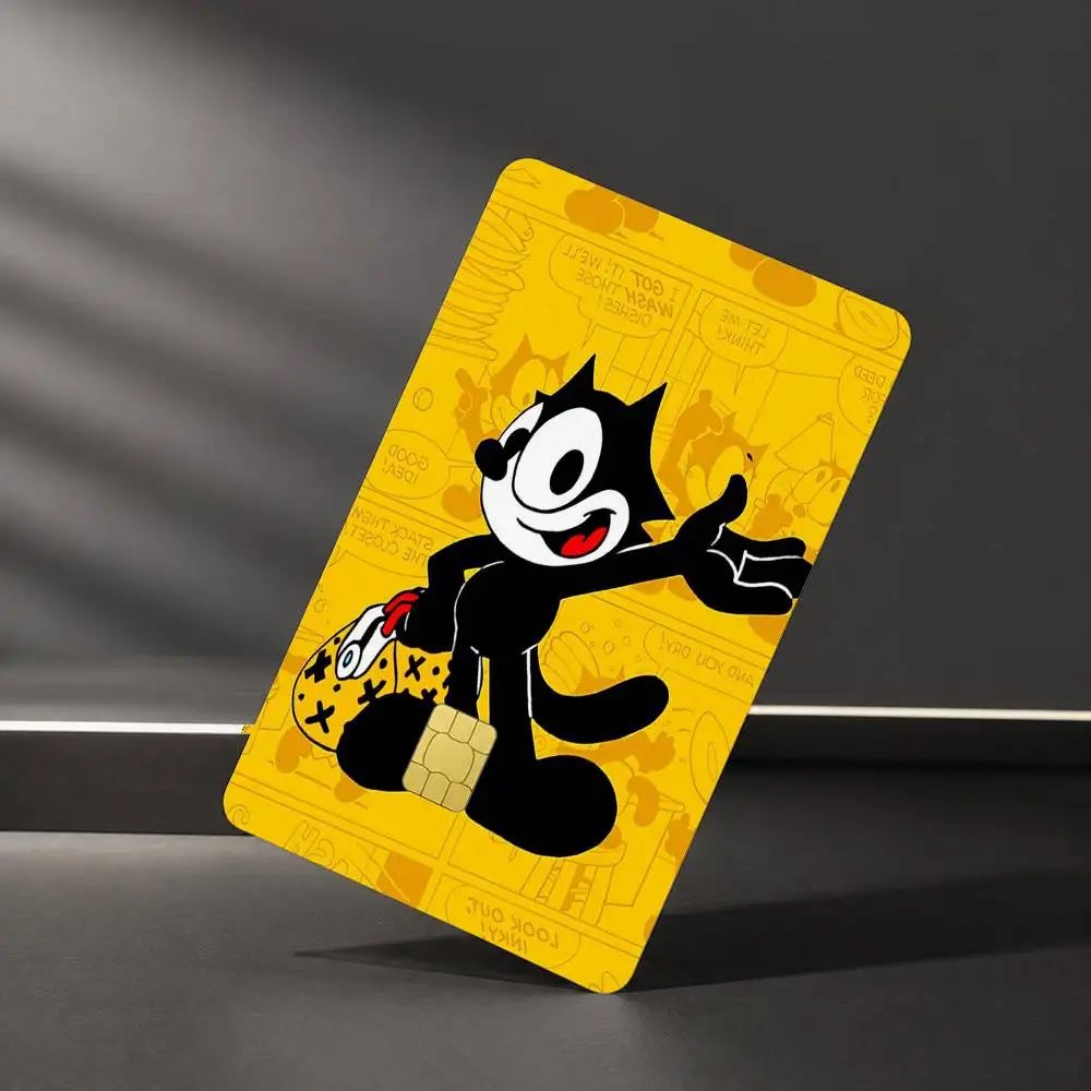 Cartoon F-Felix The C-Cats Sticker Film Tape Skin for Credit Card Debit Card Waterproof Stickers