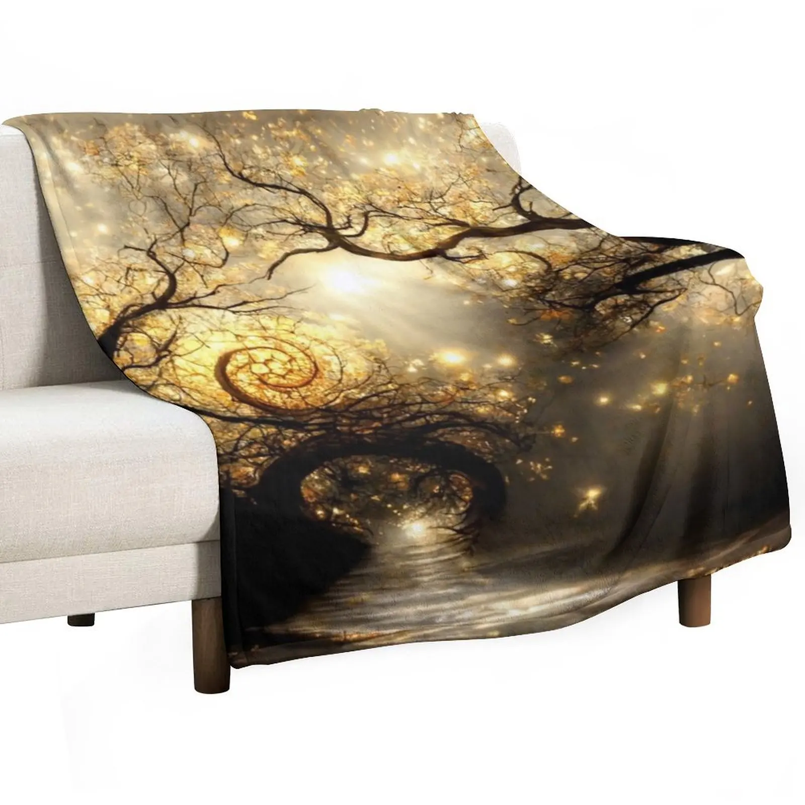 Halo Throw Blanket Travel Size Cozy Blanket for Plane Train