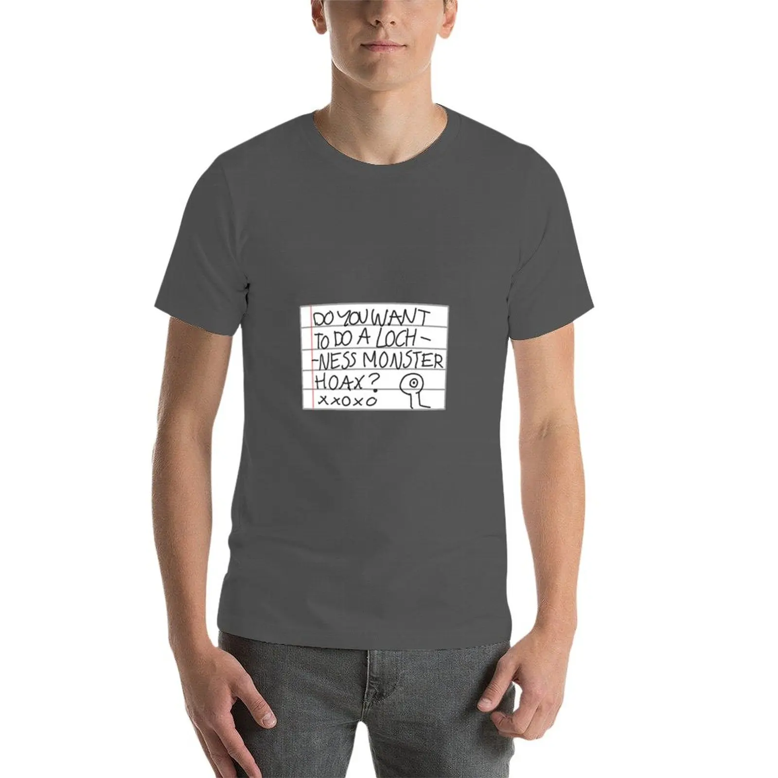 Do you want to do a loch ness monster hoax T-Shirt valentines clothes tees plus size clothes shirts graphic tee men