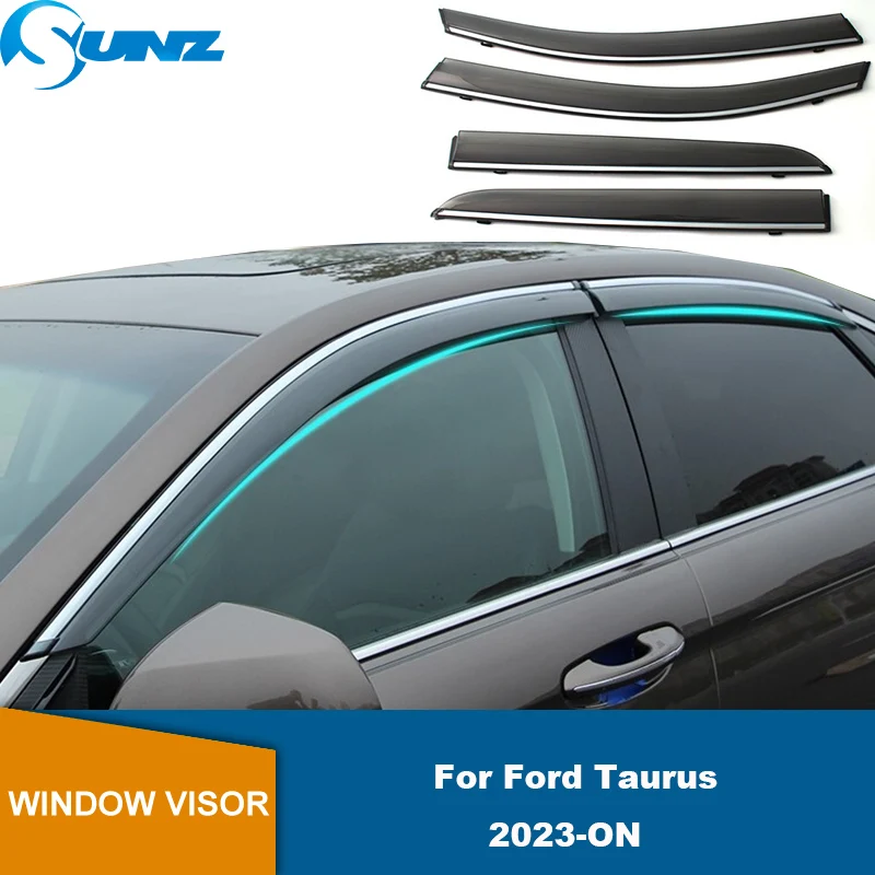 

Car Window Deflector Visor Shade Sun Rain Guard For Ford Taurus 2023 2024 Car Window Visor Abs Weather Shield Cover Wind Shields