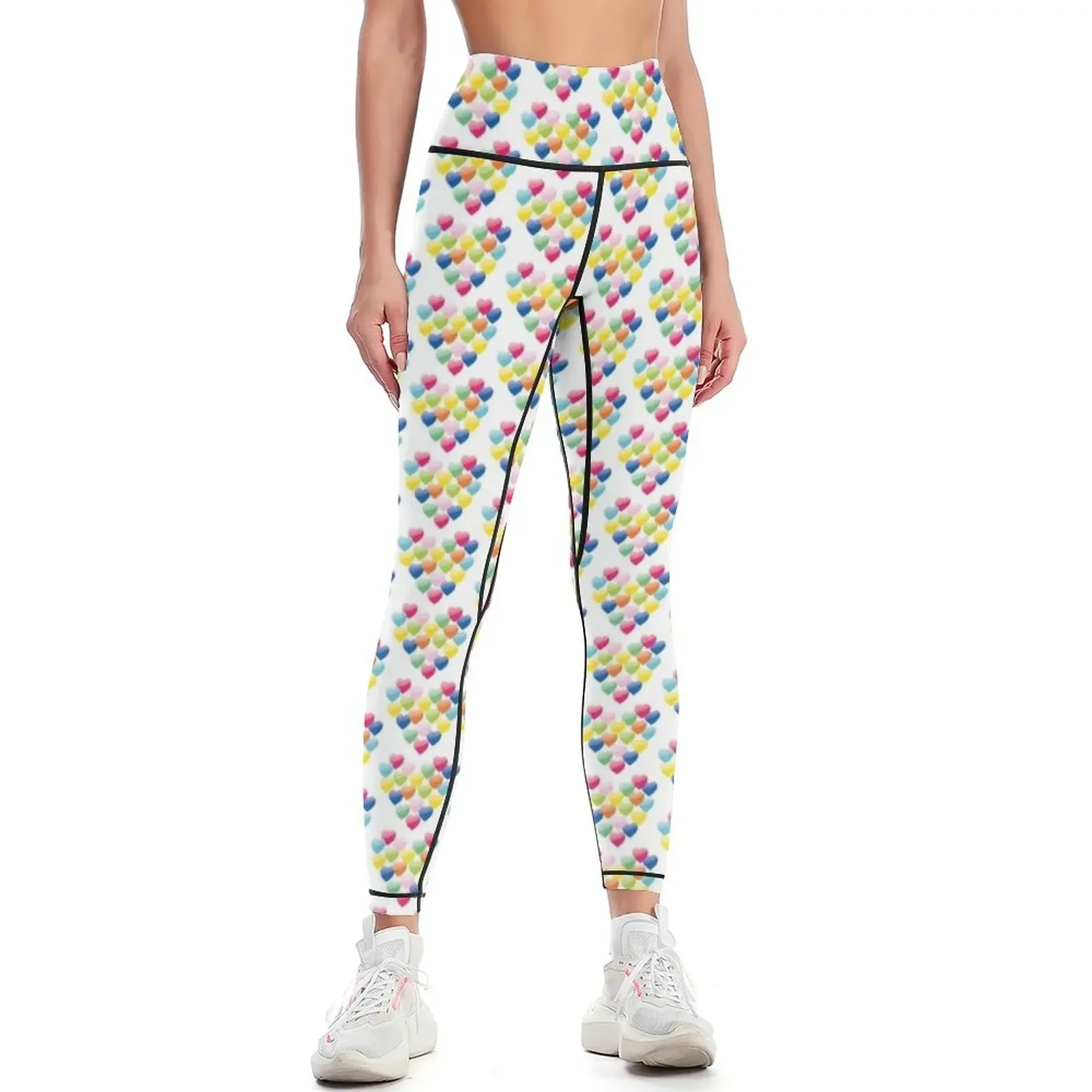 

happy valentine's day Leggings for physical Tight fitting woman Sweatpants Women sportwear Womens Leggings