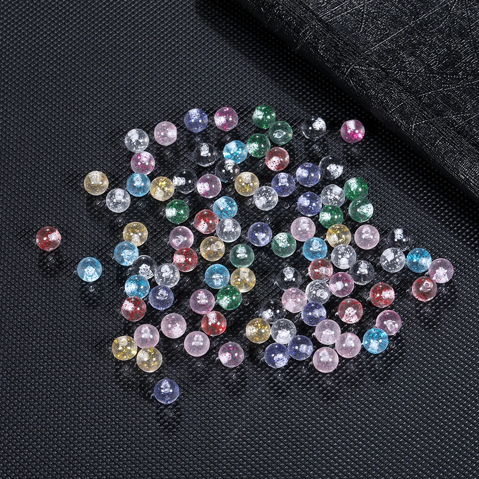 90pcs/lot Acrylic Glitter Replacement Ball 3mm 5mm 6mm Tongue Barbell Lip Ring Earring Belly Eyebrow Nose Piercings Body Jewelry