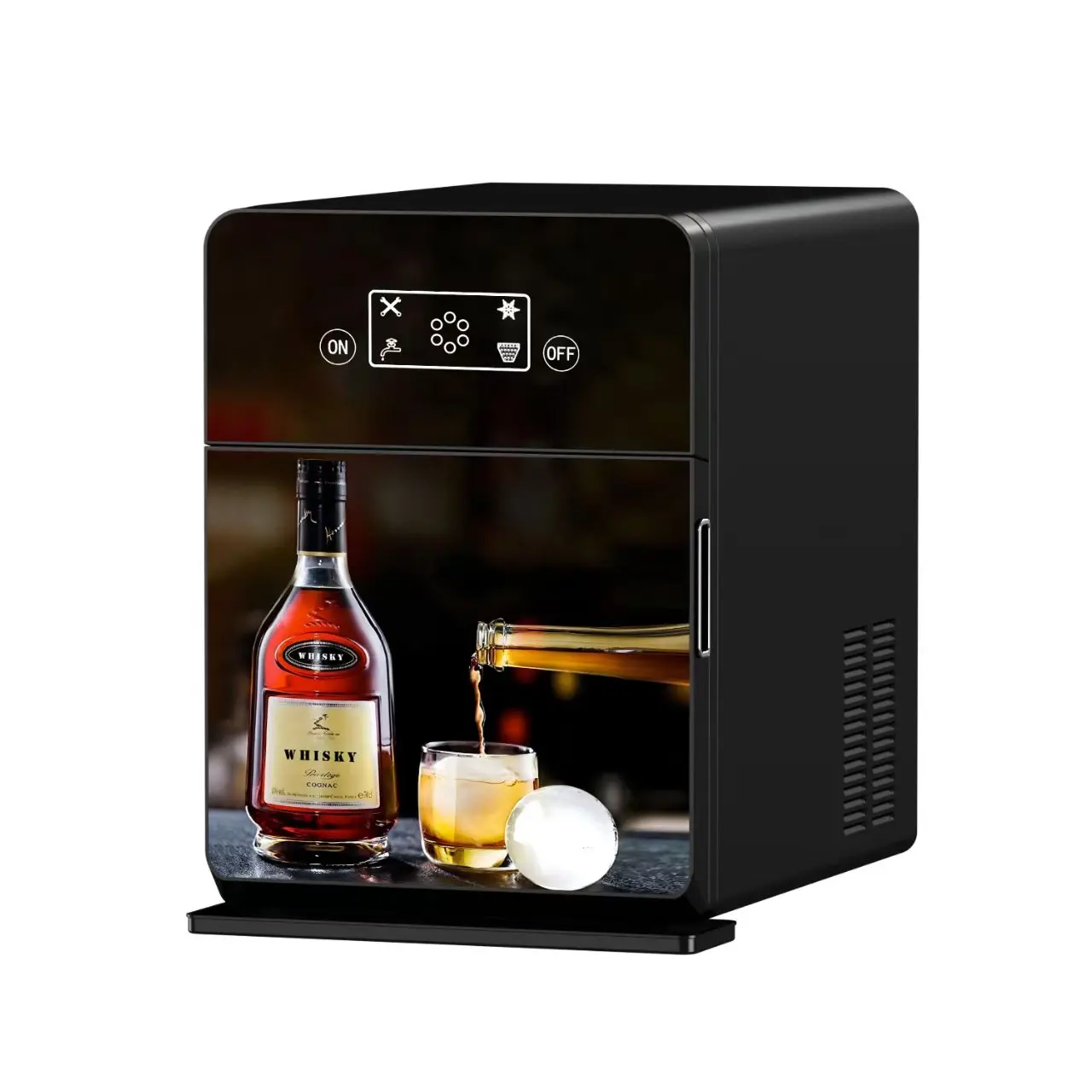 

Commercial & Home Use Portable Ice Maker Machine Large Capacity , Hockey Ice, Electric Tabletop Design