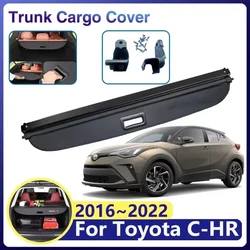 Kofferbak Cargo Cover voor Toyota C-HR CHR C HR IZOA Accessoires 2016 ~ 2022 Bagage Opslag Gordijn Achter Boot lade Beveiliging Shades