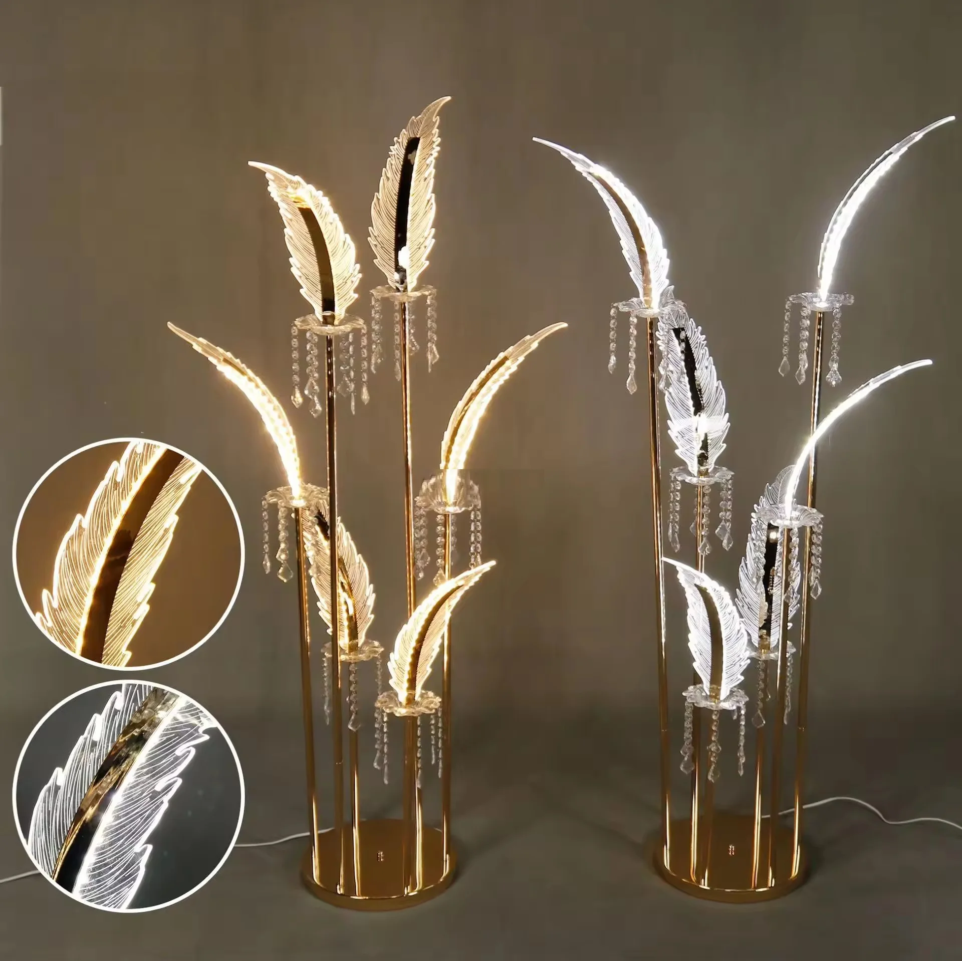 5/10 Stück goldene Metall-Blumenständer-Basis, Mittelstück für Hochzeiten, Metallhalterung für Blumen-Mittelstücke – Detail 4