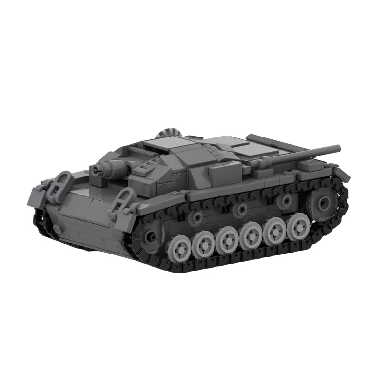 QWERT Anti-Tank Assault Gun Model MOC Building Bricks War Equipment Modular Technology Gifts Holiday Assemble Children Toys Suit
