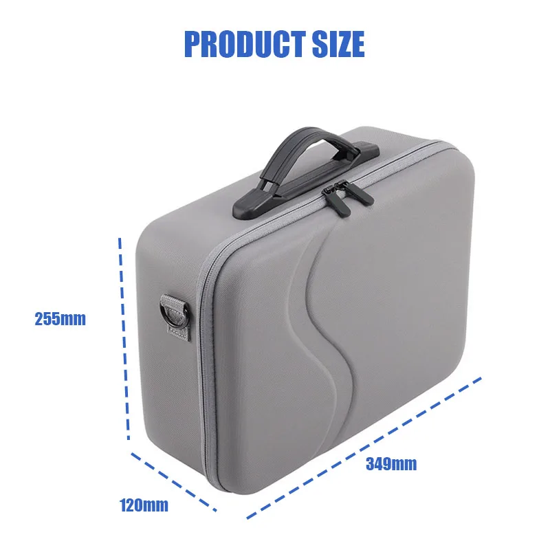 VOLODYMYR Borsa combinata antiurto con tracolla protettiva per drone con guscio rigido di grande capacità per occhiali DJI NEO/DJI N3