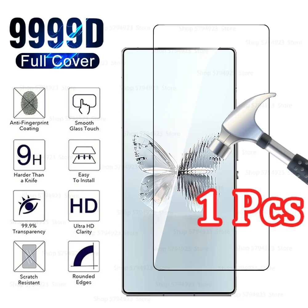 Magic10Pro + cubierta de cristal frontal para ZTE nubia Red Magic 10 9S 8S Pro + ProPlus película templada de pantalla de vidrio RedMagic 10 9 8 Pro Plus