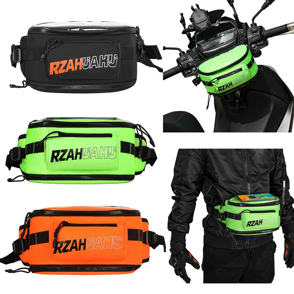 

Motorbike Riding Bag Touch Screen Moto Bike Fanny Pack Large Capacity Outdoor Casual Waist Bag Motorcycle Accessories
