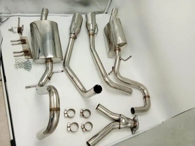 Exhaust Catback Fit For Ford Mustang 99-04 Dual Catback Exhaust V6 Only 4" Tips OD