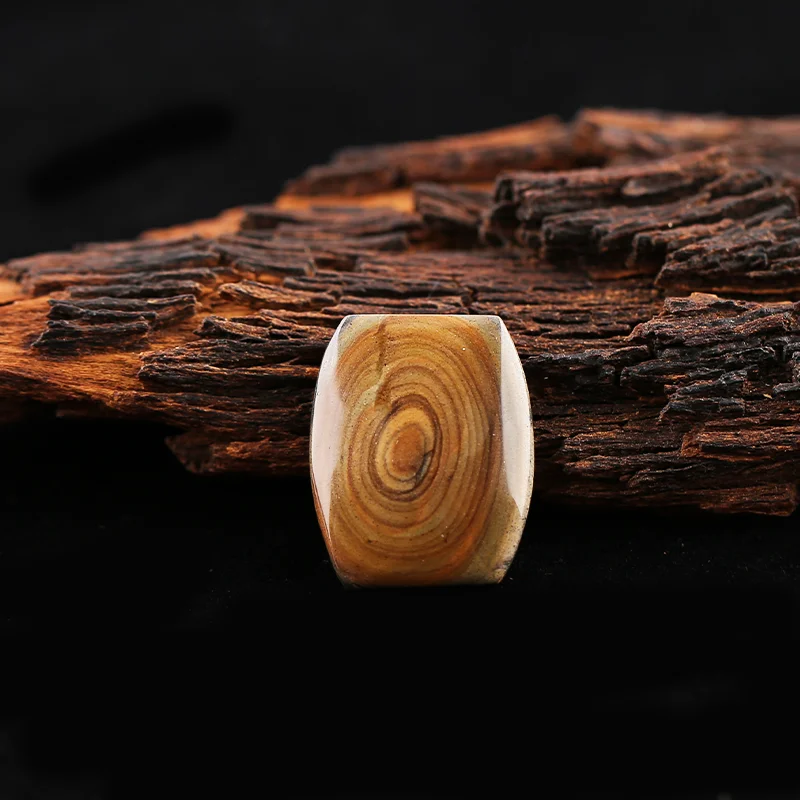 B&F Handmade Round Us Biggs Jasper Pendants Beads, Genuine Natural stones beads, Unique Stones for jewelry & DIY Earring Beads