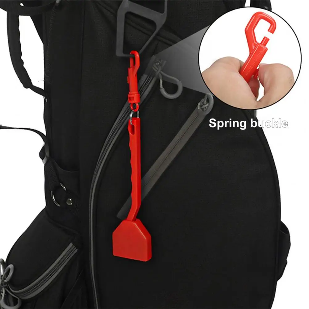 Golf Club Tool Golf Dual Brush Cleaner with Retractable Cover Nylon Bristle Golf Club Brush Multi-color Golfing Accessory Set