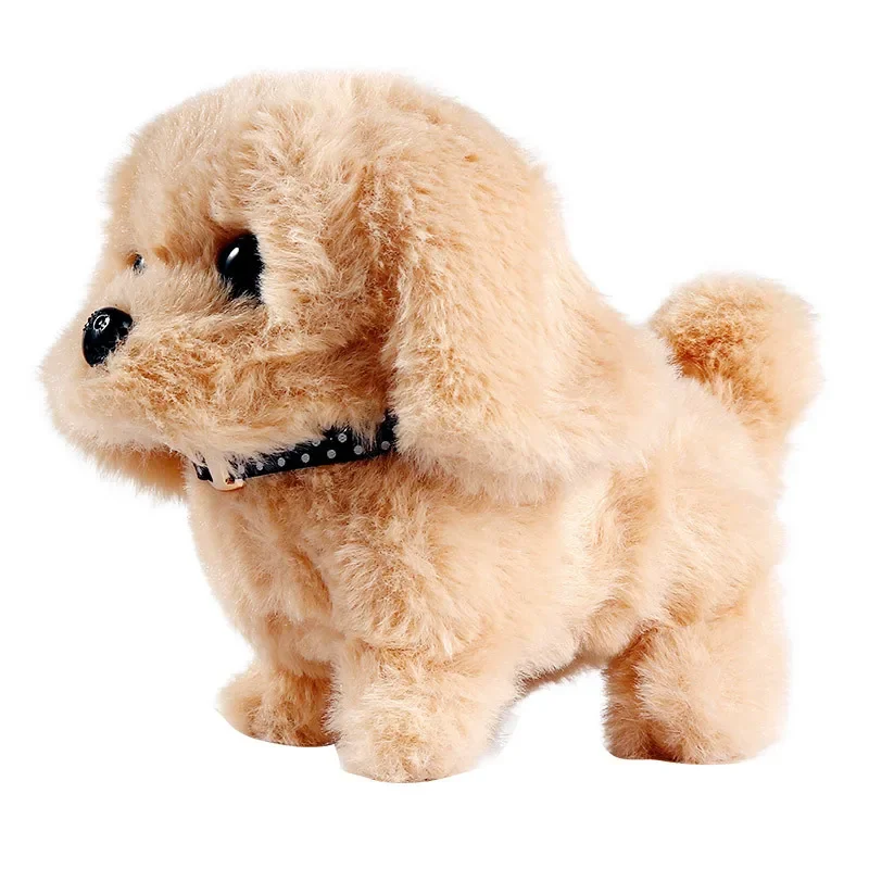 ของเล่นสุนัขตุ๊กตาไฟฟ้าอัจฉริยะ กระต่ายเท็ดดี้ เดินได้ ส่งเสียงเห่า โบกหัว กระดิกหาง ร้องเพลง ของเล่นจำลอง ตุ๊กตาขนนุ่ม ของขวัญวันเกิดสุดน่าสนใจสำหรับเด็ก