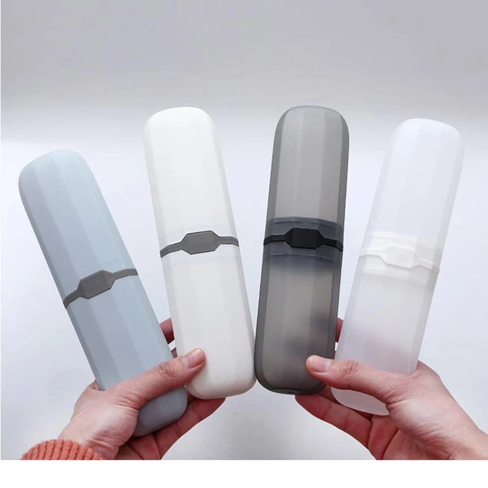 

Toothbrush Tube Plastic Toothbrush Case Plastic Toothbrush Box Portable Toothbrush Case Toothbrush Storage Case