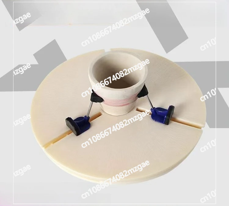 

Керамическое треугольное приспособление для обрезки чаш с автоматическим центрированием для обучения, инструмент для обрезки чаш и чашек для начинающих и механиков