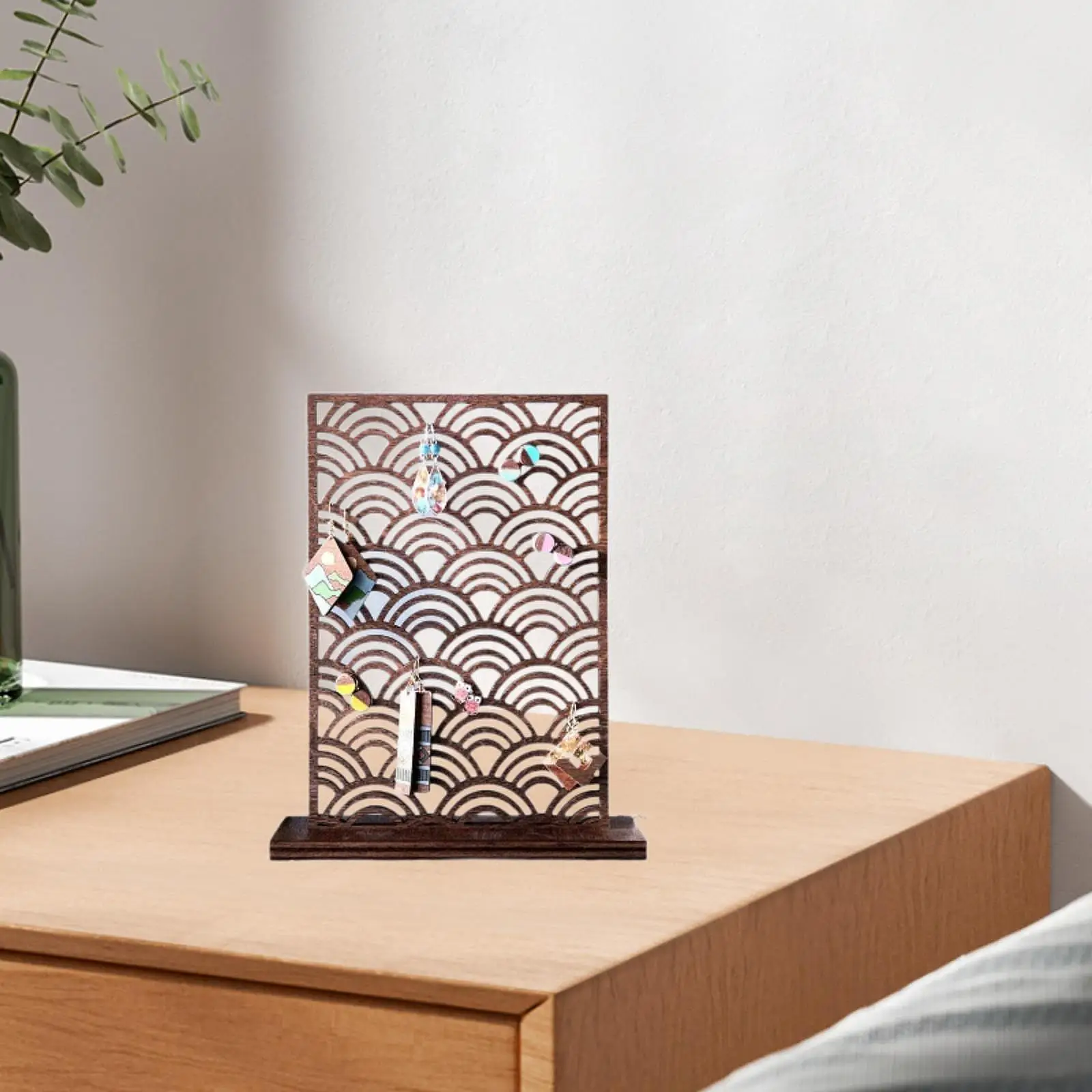 Earrings Display Rack Space Saving Home Vanity Hollow Design Versatile Ornament Modern Dangle Earrings Hanger Romantic Gift