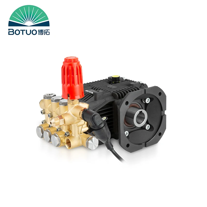 KBML Series 7.7-19.1L/min 100-180Bar Triplex Plunger Pump with Integrated Unloader Valve & Pressure Switch Auto Stop