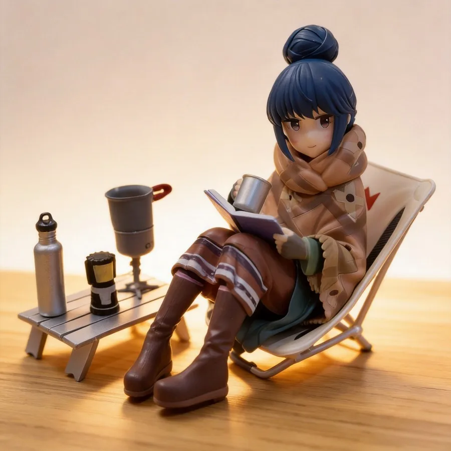 

Rin Shima Laid-Back Camp Anime Figure 11cm - Decoration, Figure, Statue, Model, Gift, Perfect Gift, Home Decor